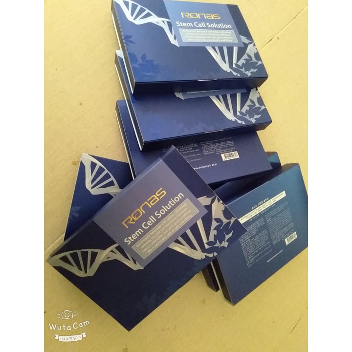 ( HÀNG CHUẨN) TẾ BÀO GỐC RONAS CHUYÊN PHỤC HỒI DA ( hộp 10 lọ)