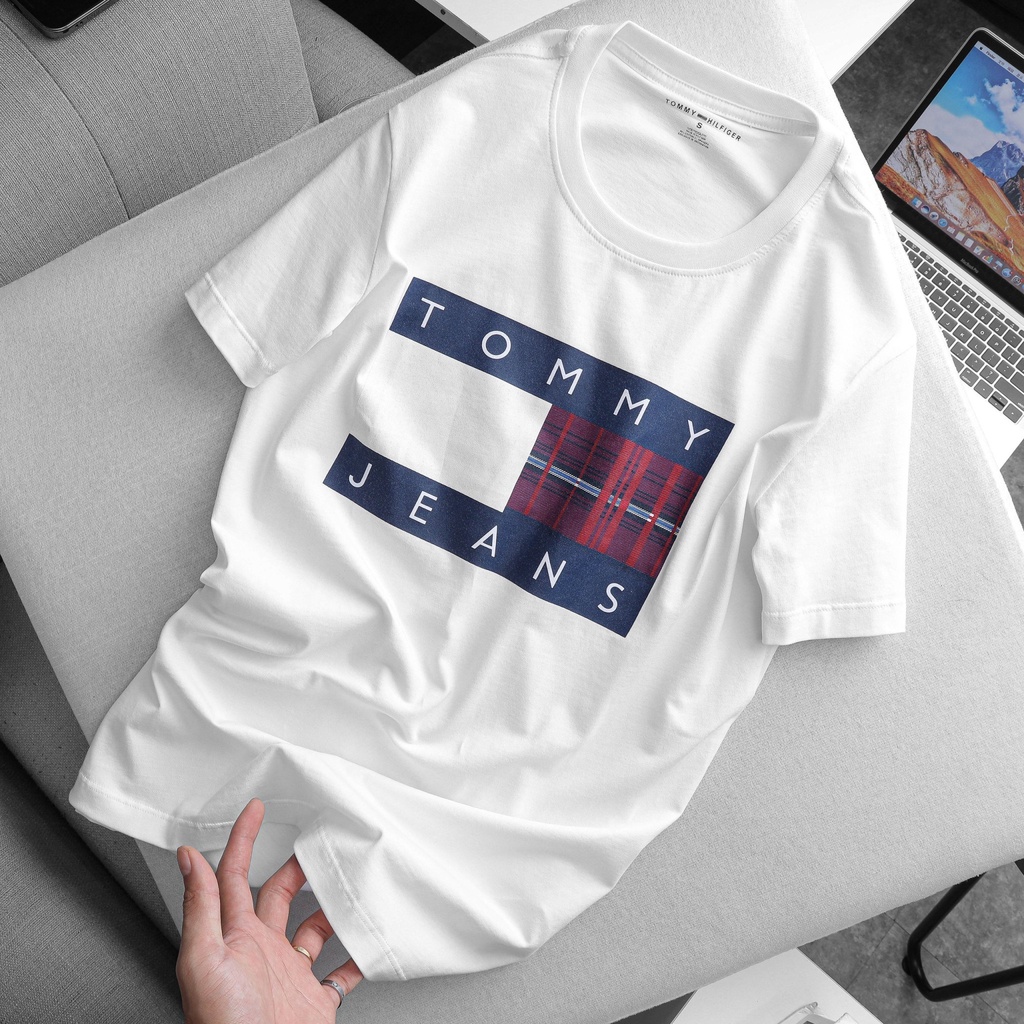 Áo thun nam đẹp cổ tròn TOMMY 1 phông cộc tay 3 màu trắng đen xanh vải cotton cao cấp- NICEMEN | BigBuy360 - bigbuy360.vn