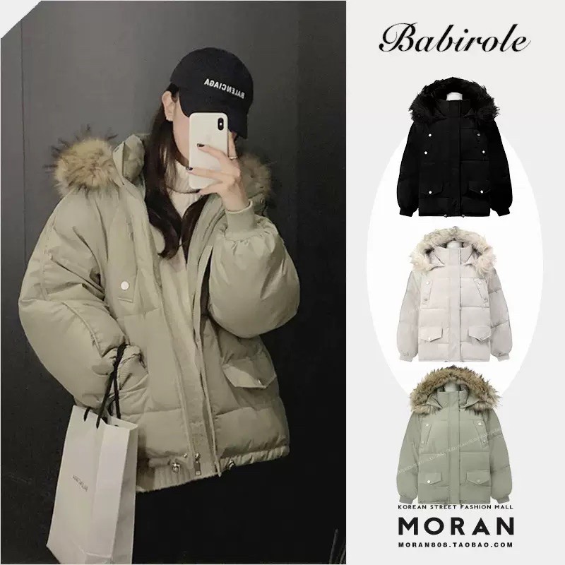 [order] Áo khoác parka mũ lông dày dặn ấm áp