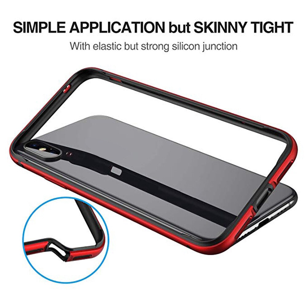 Ốp Điện Thoại TPU Mềm Khung Kim Loại Chống Sốc Cho iphone x xs max xr