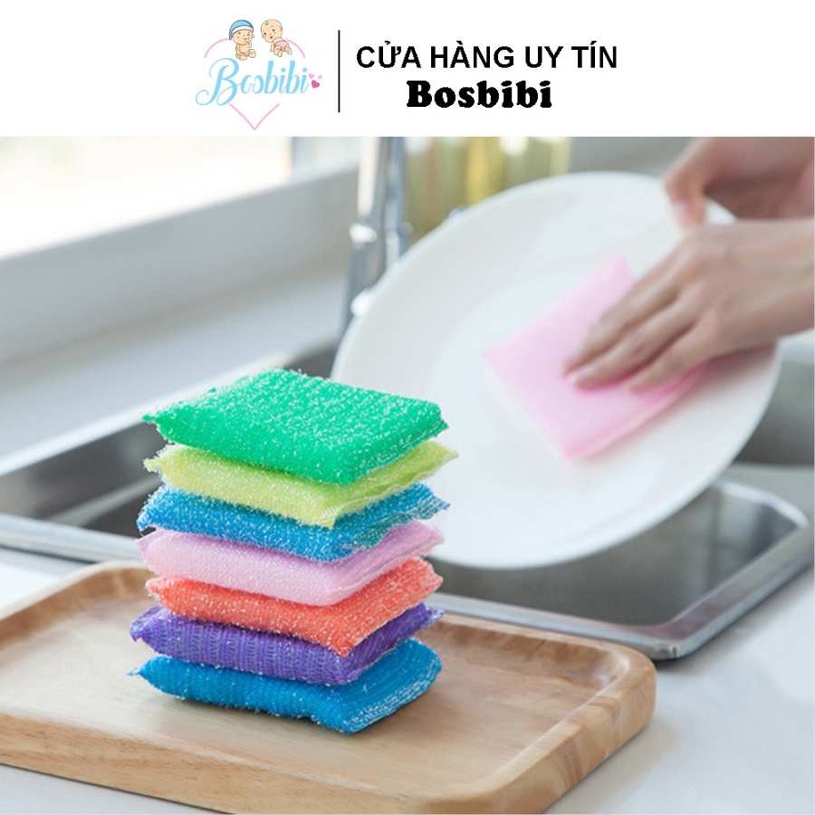 Set 4 miếng rửa bát kim tuyến siêu sạch