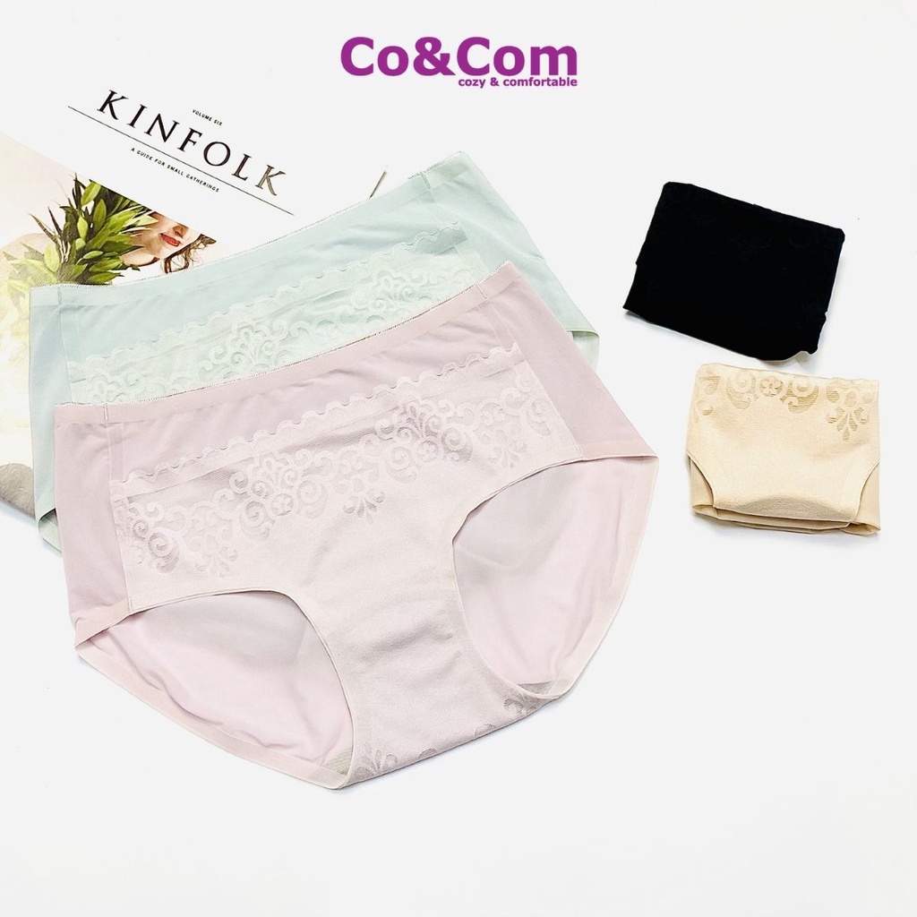 Quần Lót Nữ Đúc Su Không Viền Siêu Mỏng Nhẹ Thoáng Khí Màu Sắc Dịu Nhẹ Co&amp;Com NO8088
