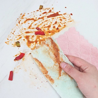 Khăn lau chén dĩa sợi microfiber 25*25cm thấm hút tốt