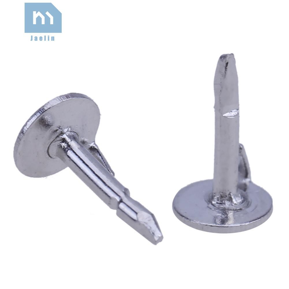 100 Set đế giữ ghim gài áo kim loại DIY