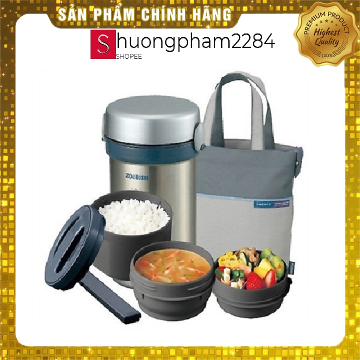 Hộp Cơm Giữ Nhiệt Zojirushi SL-NC09 - 2 màu - 840Ml - Hàng chính hãng