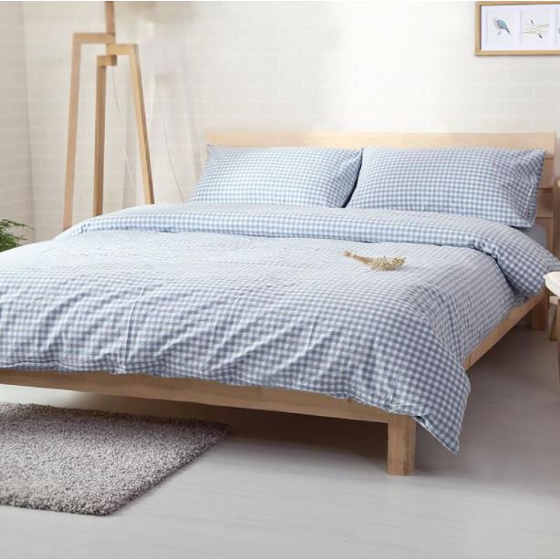 BỘ DRAP GIƯỜNG 4 MÓN COTTON - LINEN 1M8 X 2M