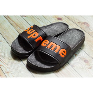 DÉP QUAI NGANG THỂ THAO SUPREME ĐEN - CHỐNG THẤM NƯỚC- SIZE NAM