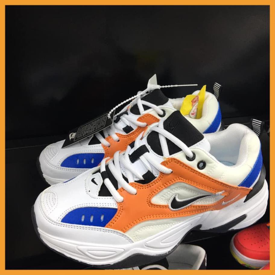 Giày Sneaker M2k trắng xanh cam
