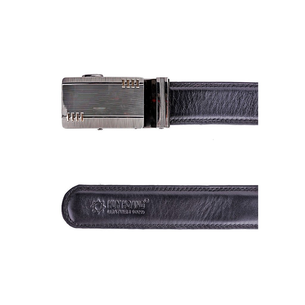 Thắt lưng nam da bò Huy Hoàng 3,2 phân màu da, đen, nâu HP4131-32-33 (đầu khóa giao ngẫu nhiên)