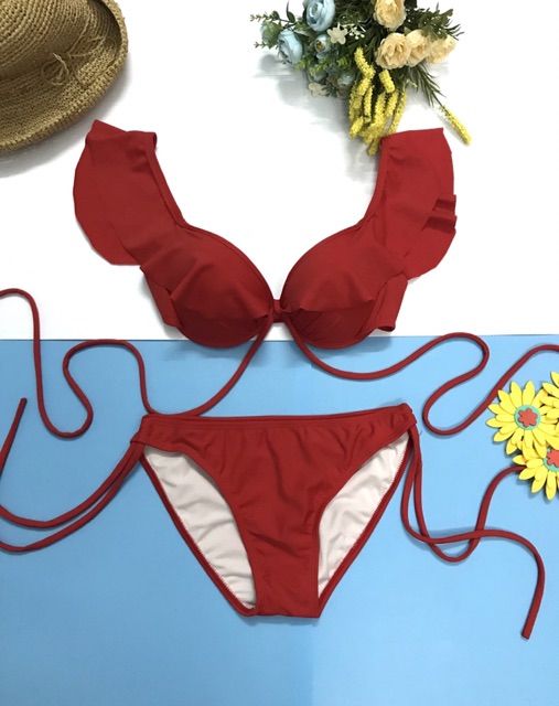 Bikini đồ bơi nữ 2 mảnh bèo vai  | BigBuy360 - bigbuy360.vn