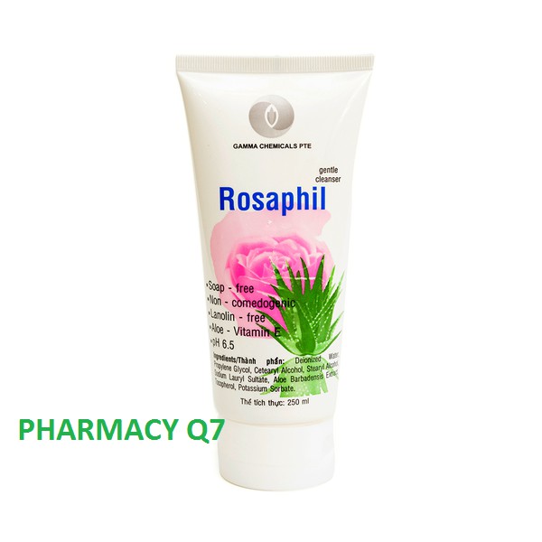 ✅Rosaphil sữa rửa mặt Chính Hãng, tuýp 250ml