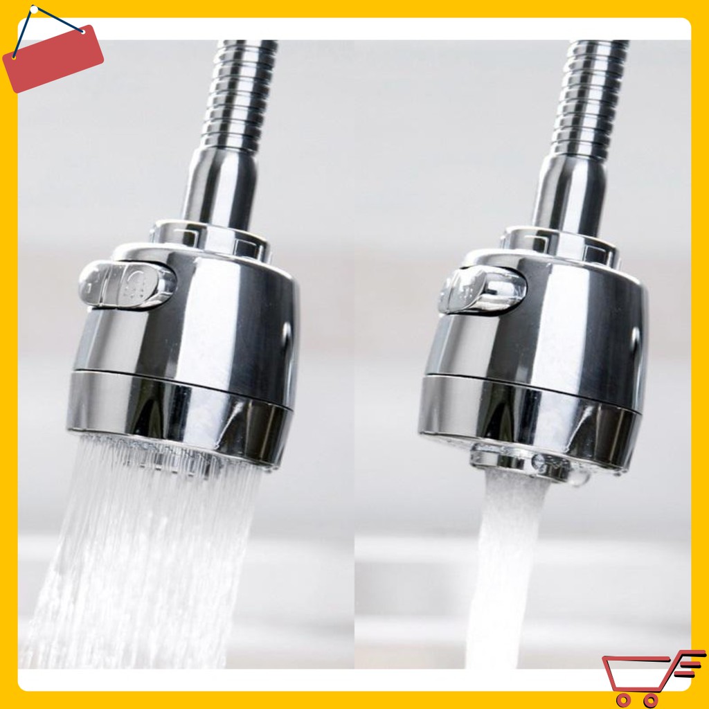 💖GIÁ SỈ💖 Đầu vòi xoay 360 có 2 chế độ bật nước tiện lơi, đầu vòi nước cao cấp có thể tùy chỉnh dòng nước 8359