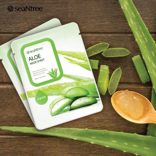 Mặt Nạ Tinh Chất Lô Hội Seantree Aloe Mask Sheet 10ea 20ml