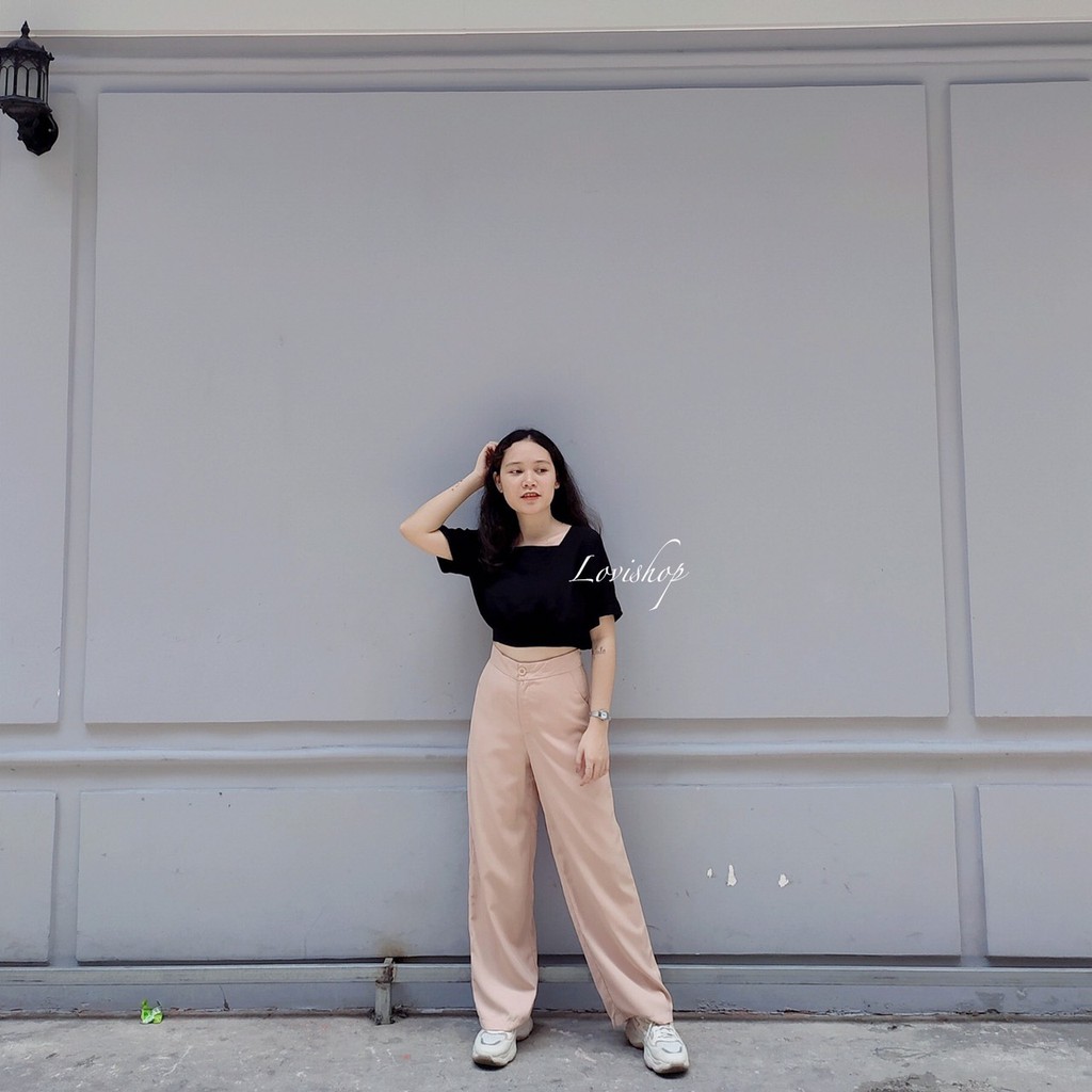 Her croptop cột nơ sau Lovi