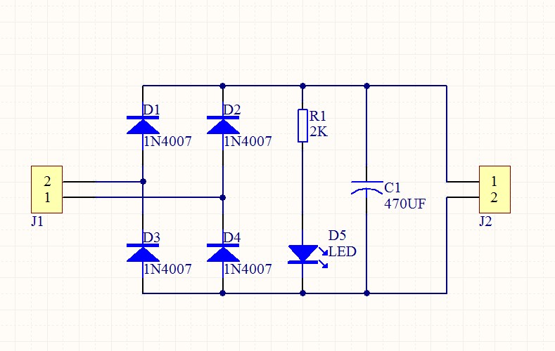 Bảng Mạch Chuyển Đổi Nguồn Điện 1n4007 Ac Sang Dc Chuyên Dụng