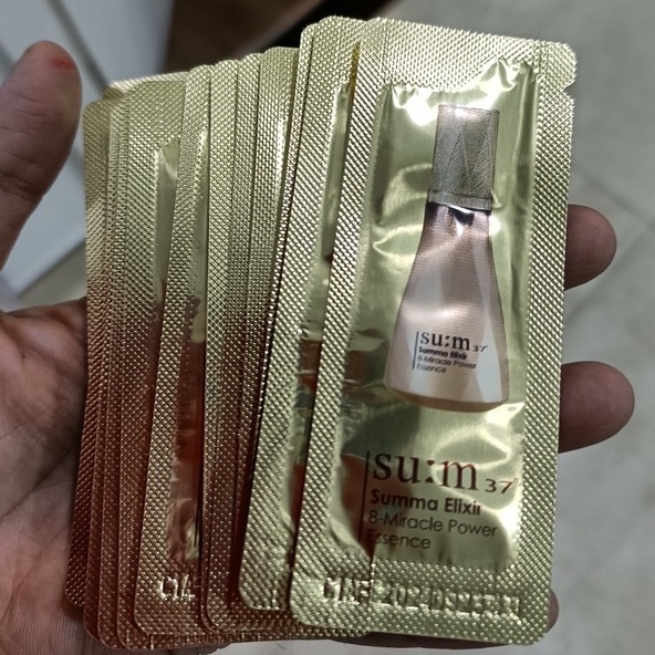 Gói tinh chất vàng Siêu Dưỡng Chất 8 in 1 Summa Elixir 8-Miracle Power Essence 1ml_𝐘𝐄𝐎𝐍 𝐋𝐔𝐗𝐔𝐑𝐘 𝐂𝐎𝐒𝐌𝐄𝐓𝐈𝐂𝐒
