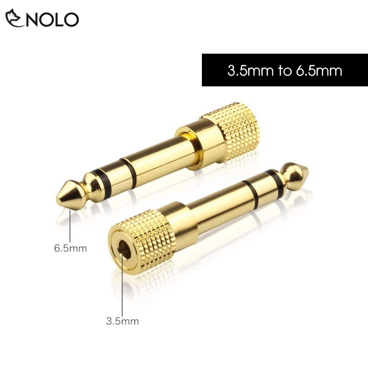 Đầu Chuyển Chui Cắm Tín Hiệu Âm Thanh Từ 3.5mm Ra 6.5mm Và Từ 6.5mm Ra 3.5mm Dùng Cho Micro Amply Soundcard Đàn Máy Tính