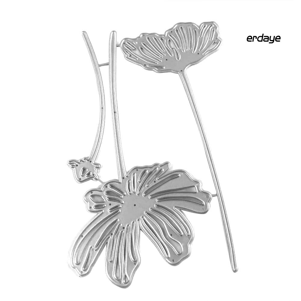 Khuôn cắt giấy làm từ kim loại hình hoa trang trí Scrapbook