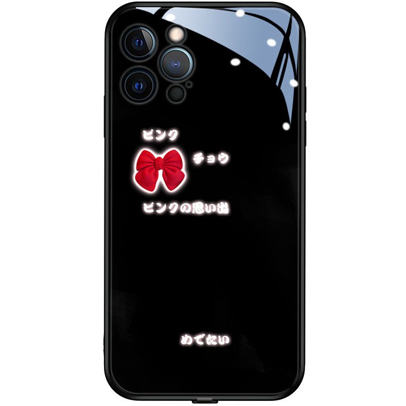 Ốp Điện Thoại Gắn Nơ Xinh Xắn Phong Cách Nhật Bản Cho Iphone 12 12promax 11 8p Xs Xr