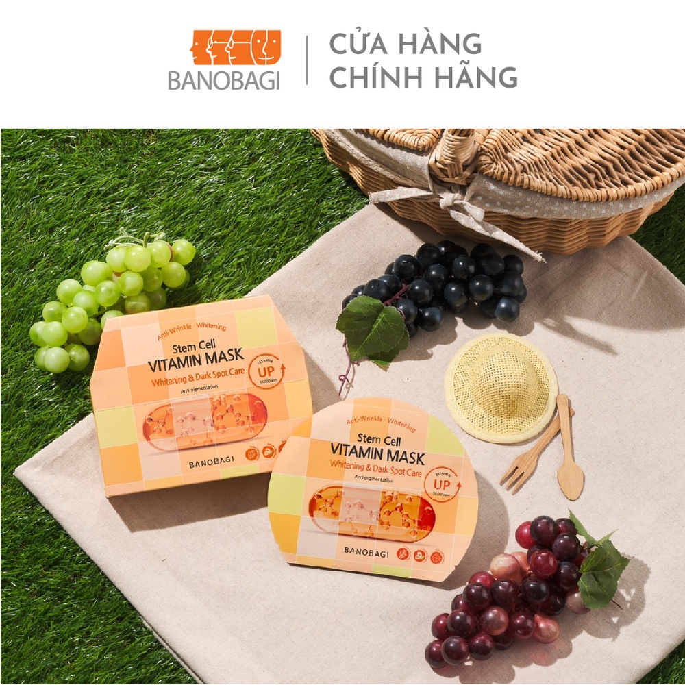 Mặt Nạ Dưỡng Ẩm Trắng Da BANOBAGI Stem Cell Vitamin Mask 30ml | BigBuy360 - bigbuy360.vn