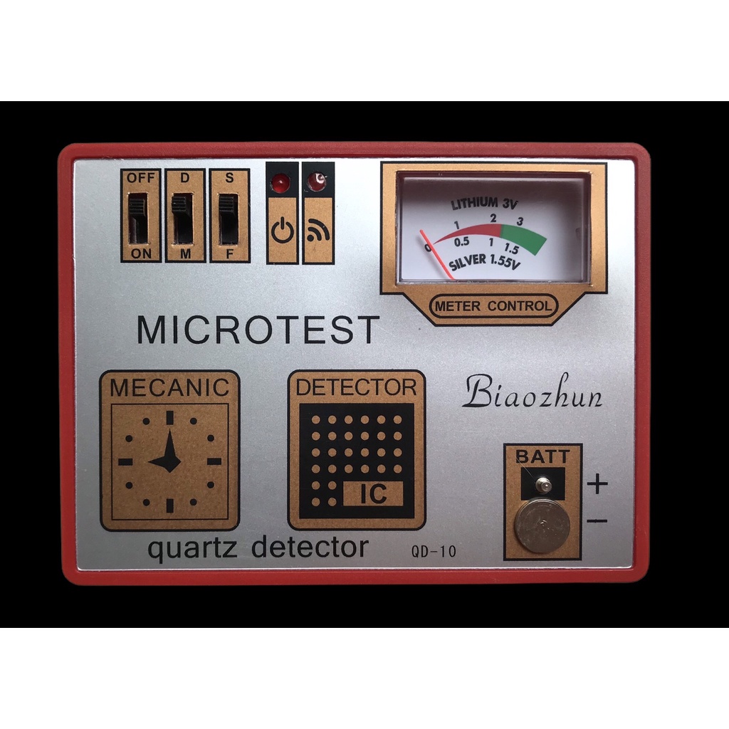 Máy đo pin, kiểm tra IC và  kích kim đồng hồ chạy bằng pin tiện dụng