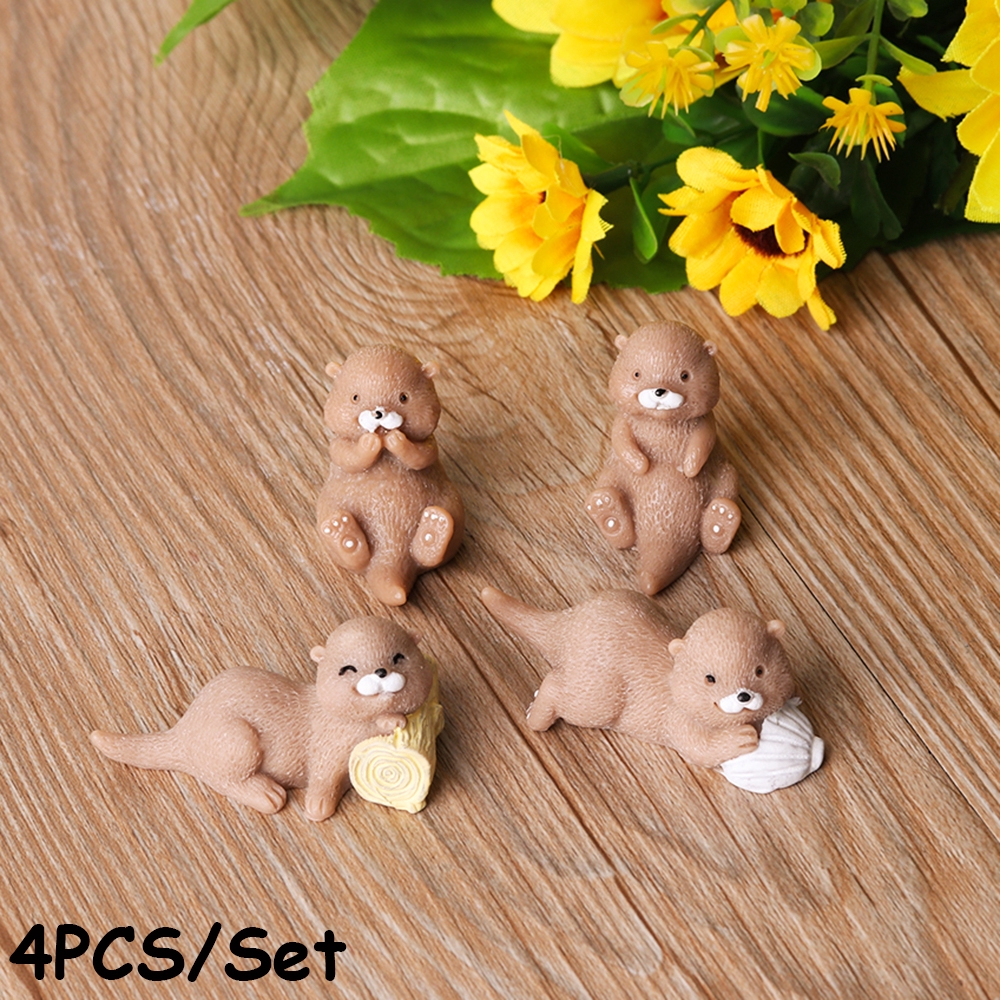 Bộ 4 bức tượng trang trí dành cho khu vườn đồ chơi