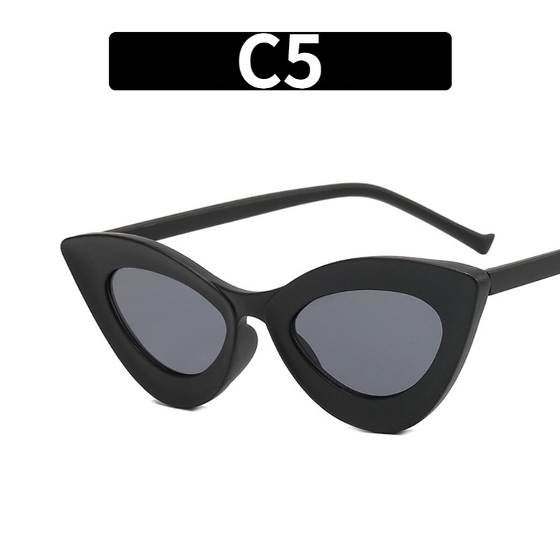 Kính Mát Mắt Mèo Chống Nắng Màu Sắc Kẹo Ngọt Thời Trang Cho Nữ