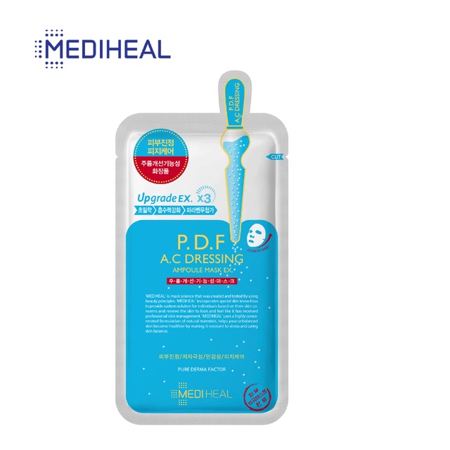 Mediheal Mặt Nạ Làm Dịu Da Mụn P.D.F AC-Dressing Ampoule Mask EX.(PL) 25ml