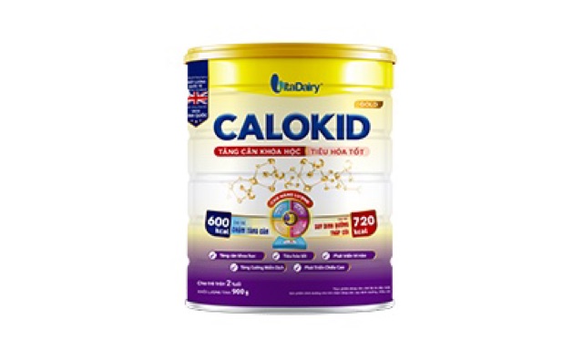 Sữa Bột Calokid Gold 900gram- Tăng cân khoa học