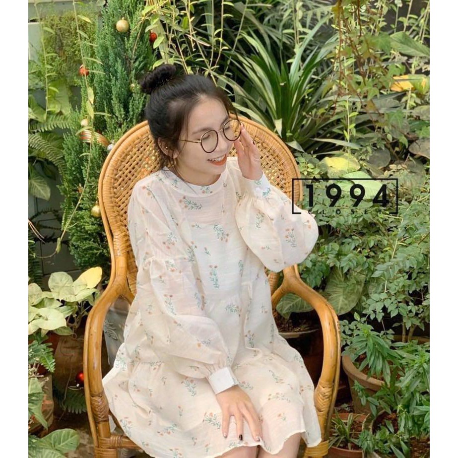 [Mã SKAMA06 giảm 8% tối đa 50K đơn 250K] ĐẦM BABYDOLL HOA NHÍ TAY BỒNG | BigBuy360 - bigbuy360.vn