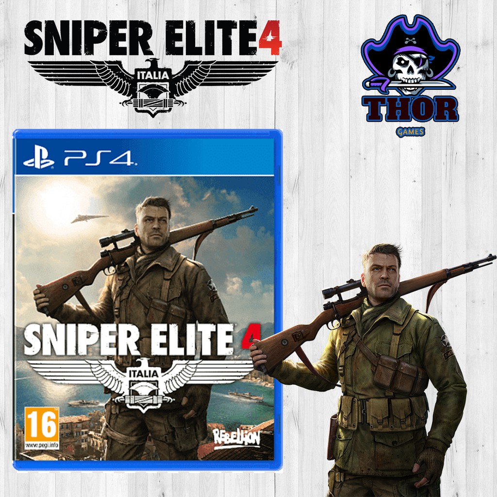 Máy Chơi Game Ps4 Ps4 Sniper Elite 4 Chất Lượng Cao