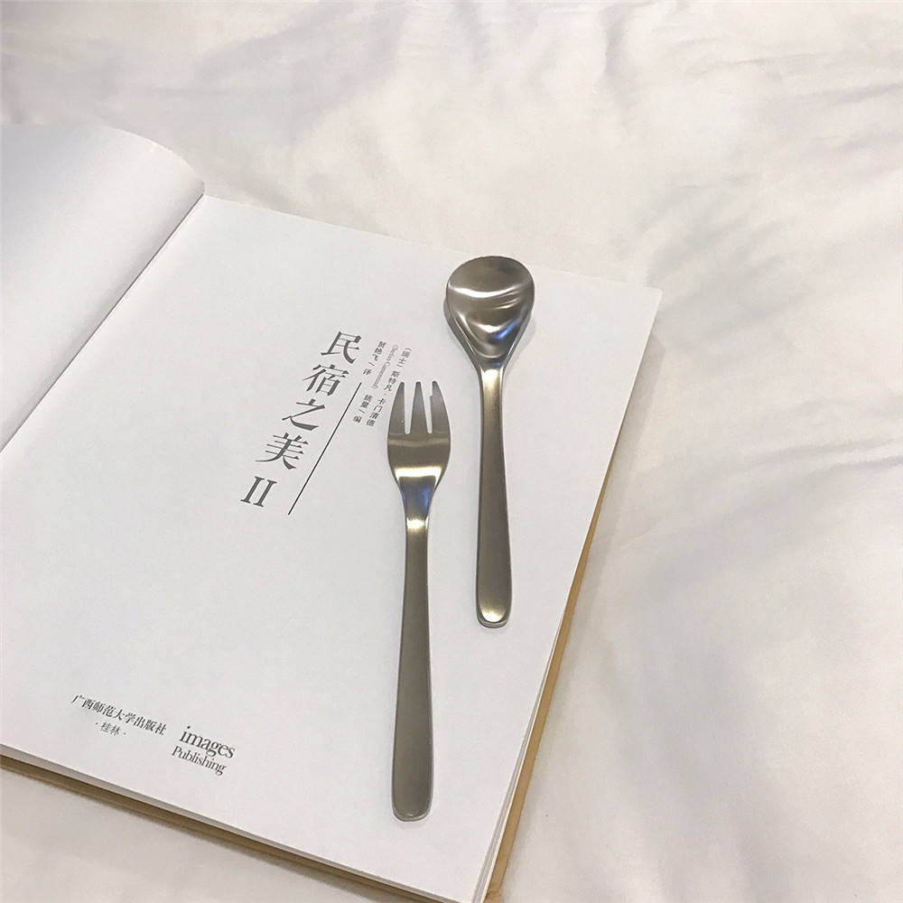 Bộ Dụng Cụ Ăn Uống Bằng Thép Không Gỉ 304 Phong Cách Nhật Bản