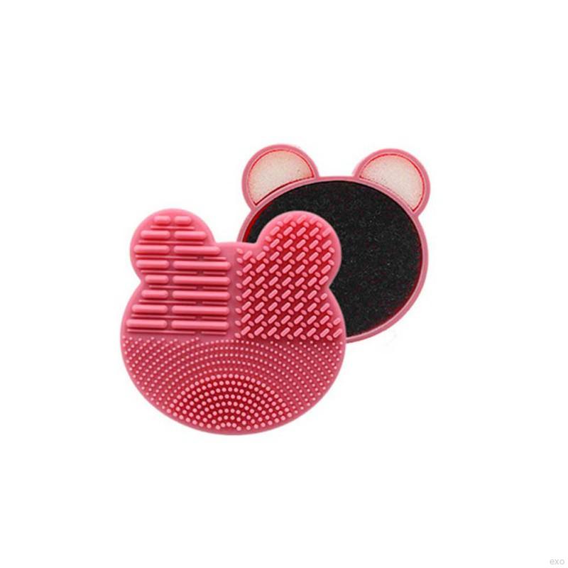 Dụng cụ mút lau chùi cọ trang điểm hình đầu Mickey