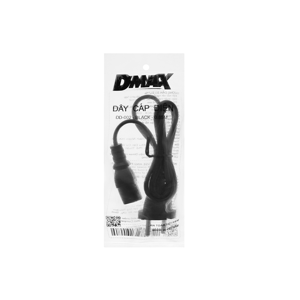 Dây nguồn đa năng Dmax DD-002-BLACK-0.85M