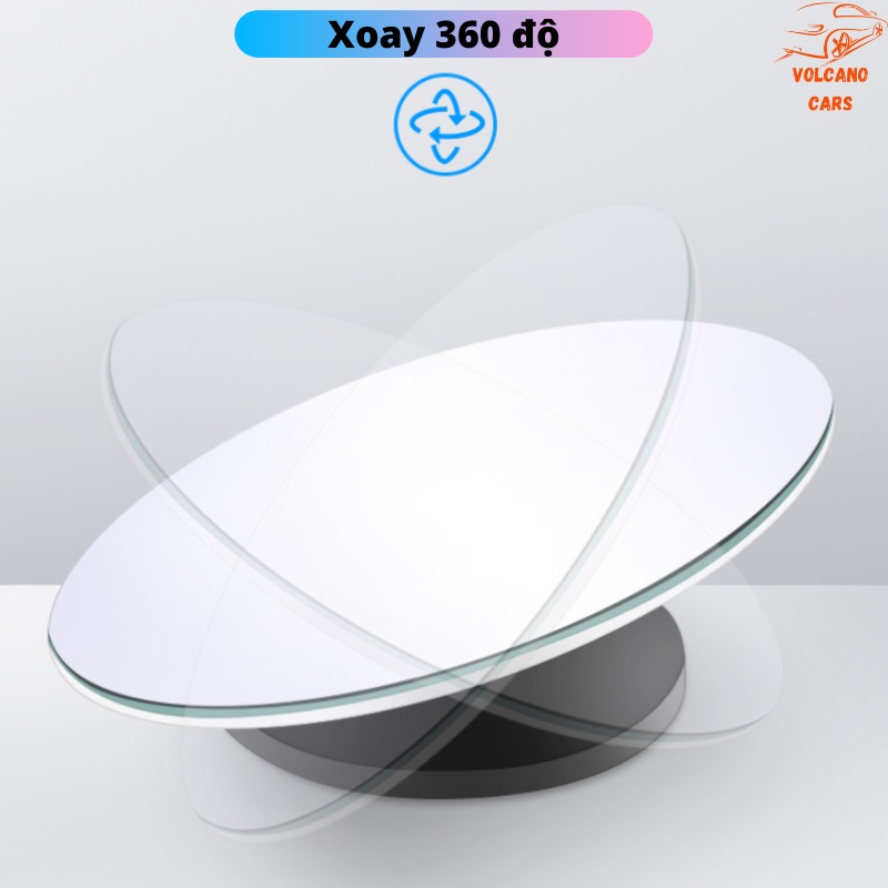 Cặp gương cầu lồi cho xe ô tô không viền xoay 360 độ mở rộng góc lái, chống bám nước giúp tránh điểm mù khi lái xe hơi | BigBuy360 - bigbuy360.vn