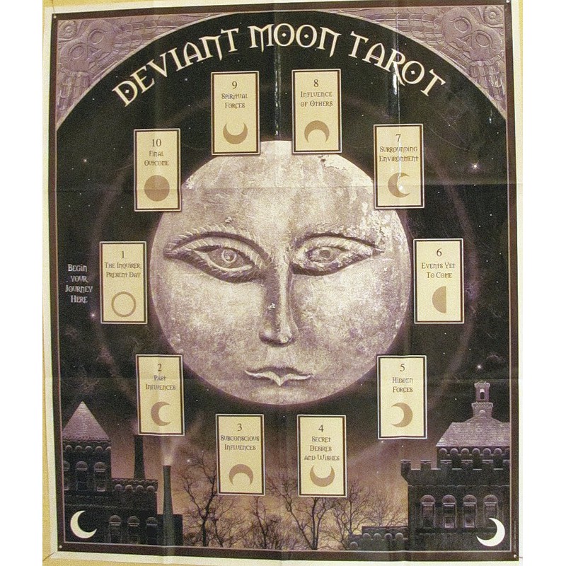 Bộ bài Deviant Moon Tarot Deck Deluxe Edition - Phiên bản có viền