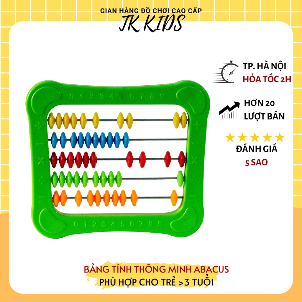 Bảng tính thông minh Abacus hàng Việt Nam Antona màu xanh