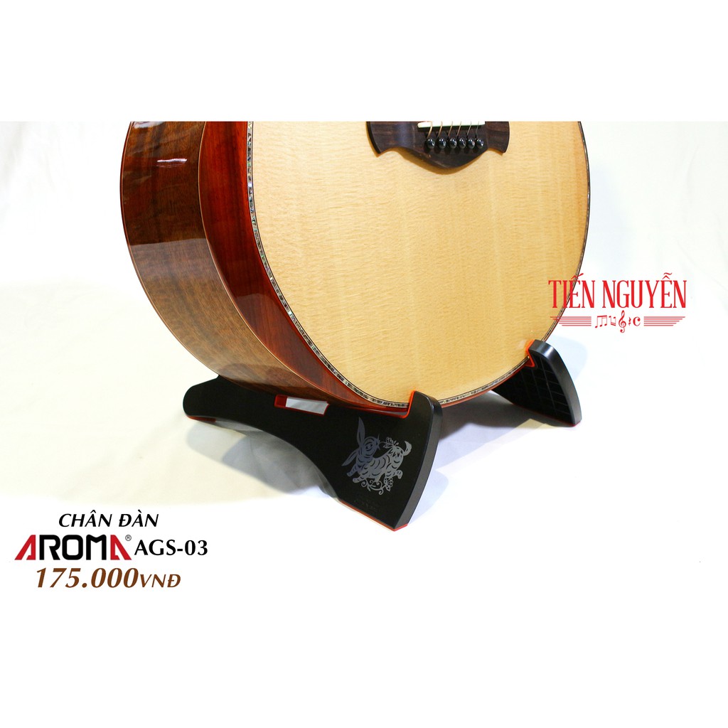 Chân kê đàn Aroma AGS-03 gấp gọn chính hãng - để đàn Guitar