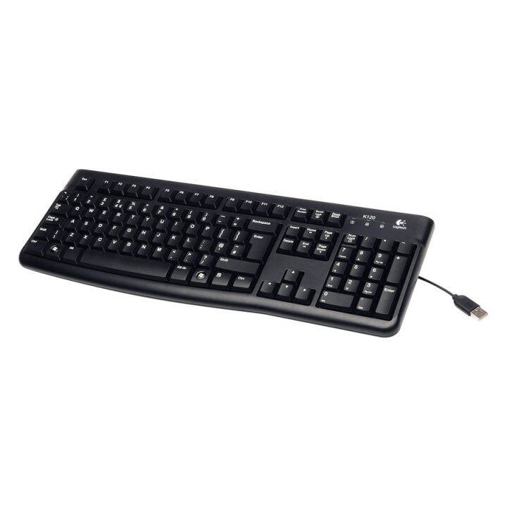 Bàn phím vi tính có dây Logitech K120 - Hàng Chính Hãng