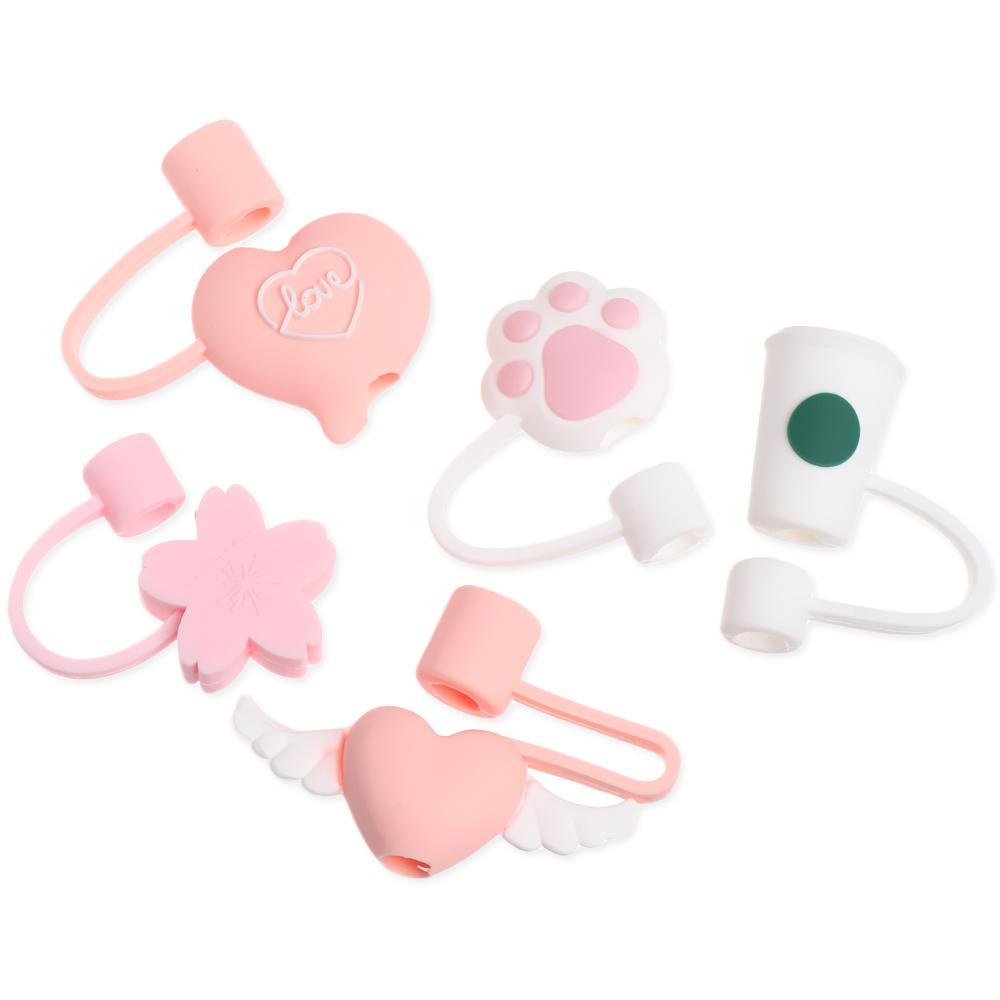 1 Phụ Kiện Ống Hút Silicone Chống Văng Sáng Tạo