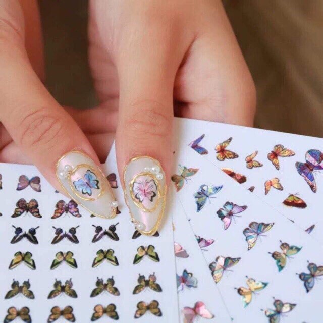 Sticker bướm trang trí móng Cheap Nail,stick bướm nail