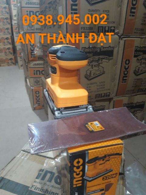 MÁY CHÀ NHÁM RUNG CHỮ NHẬT INGCO&lt;br&gt;MODEL:FS3208