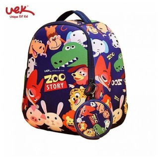 Balo học sinh UEK Zoo Story cho bé 1-6 tuổi