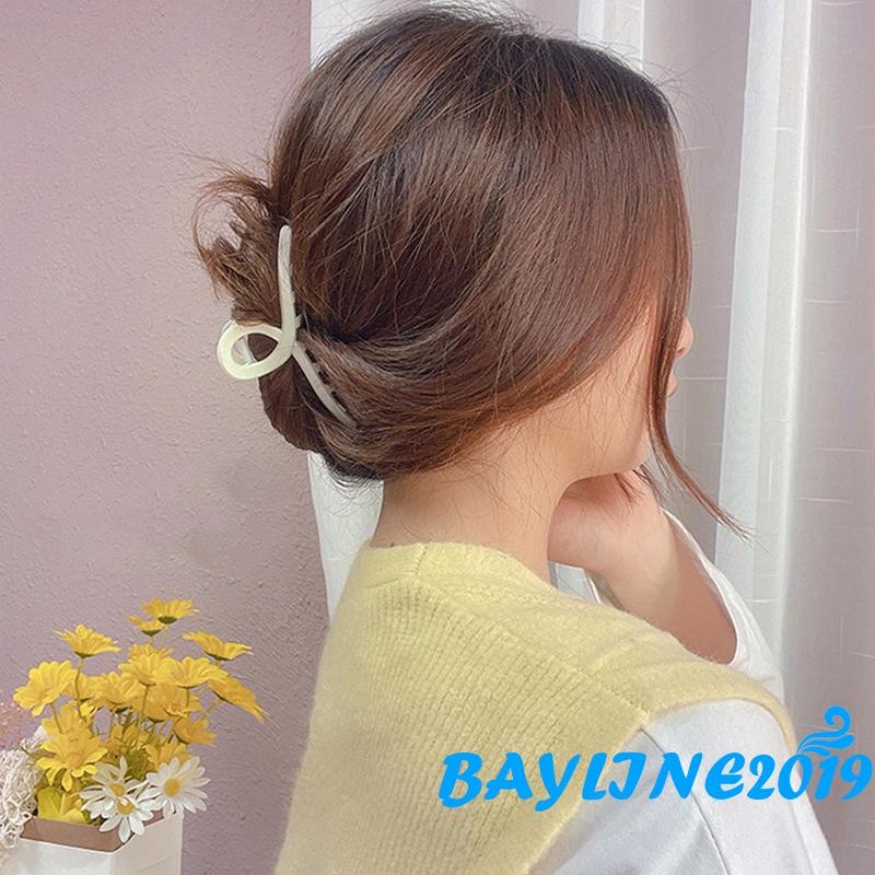 Kẹp tóc màu sắc độc đáo thiết kế đơn giản cho nữ