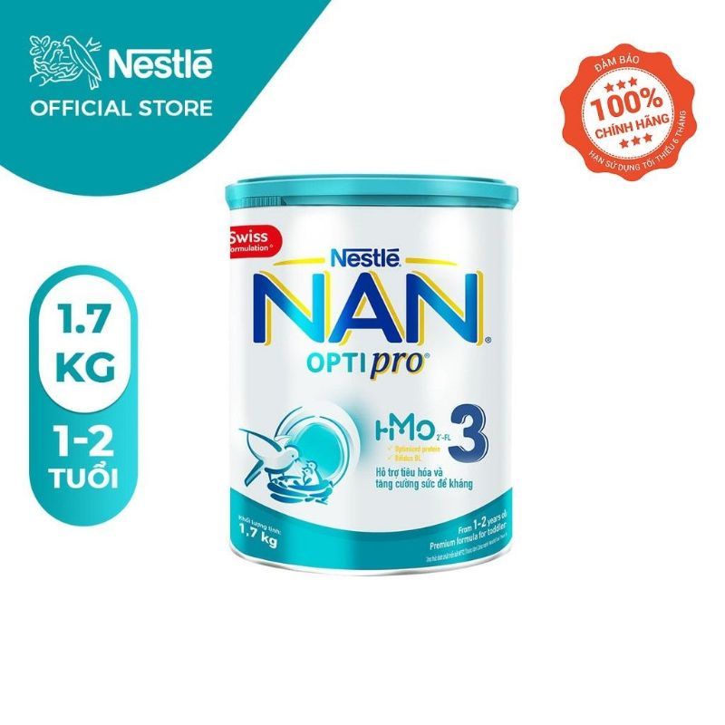Sữa bột NAN 3 HMO 1.7kg