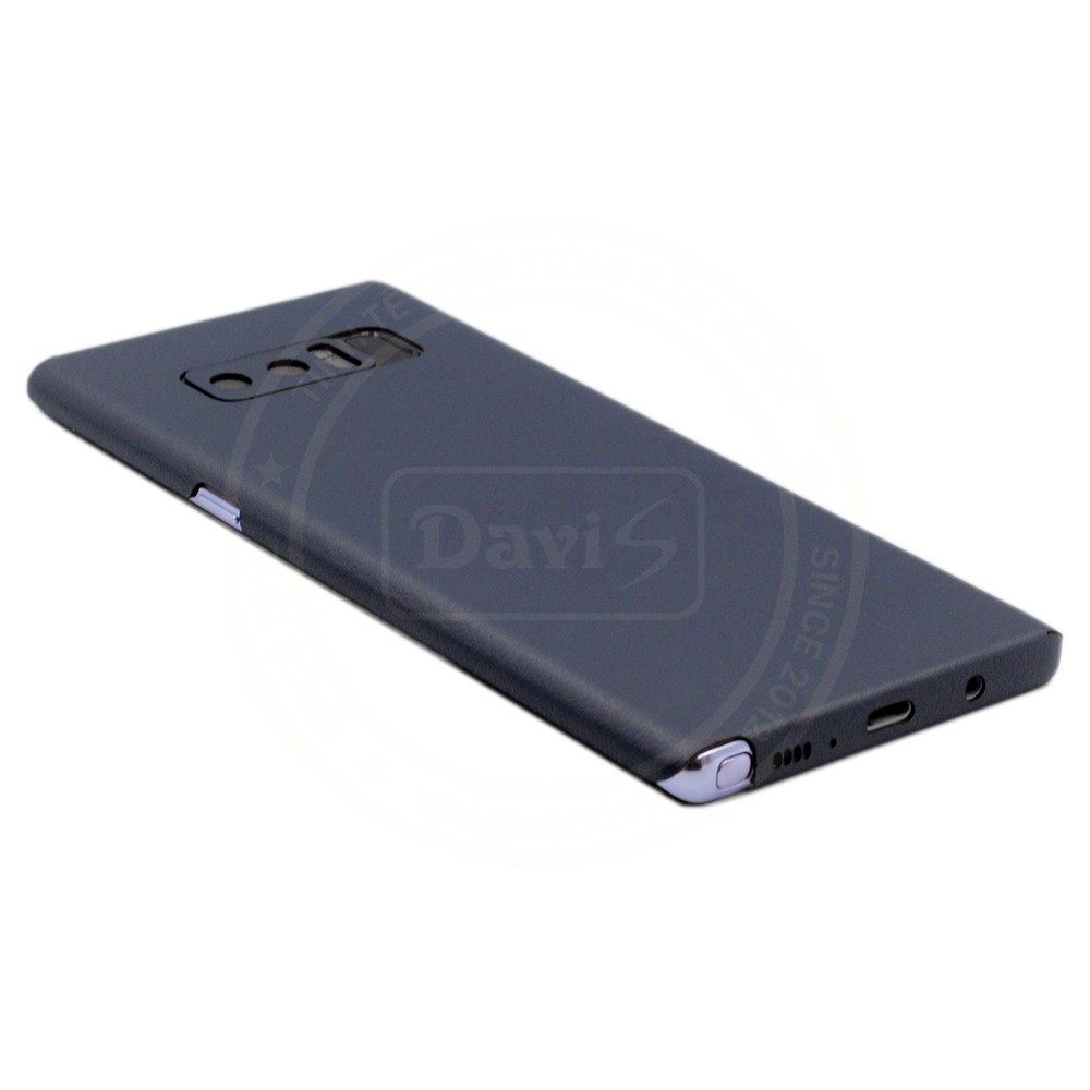 Miếng dán da dán full viền cho Samsung Galaxy Note 8  làm từ da thật cao cấp - Davis
