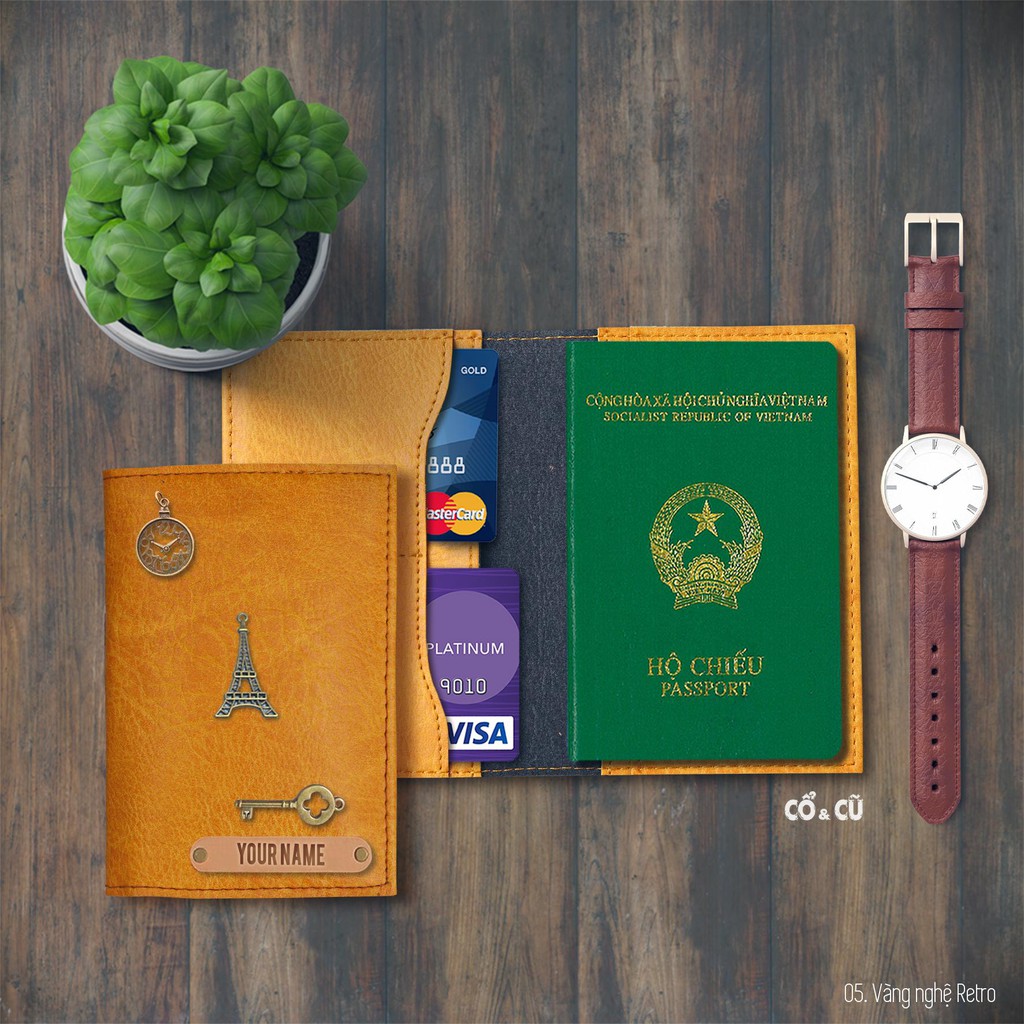 Ví đựng visa passport + hơn 20 màu khác