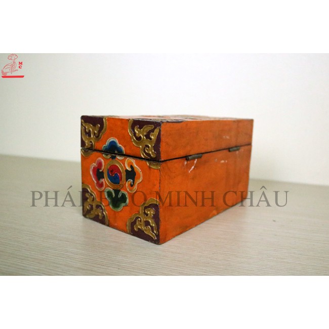[PHÁP BẢO MINH CHÂU] HỘP ĐỰNG ĐỒ GỖ NEPAL (20x11x11) (HỘP ĐỰNG PHÁP KHÍ, THUỐC PHÁP, KINH SÁCH,...)