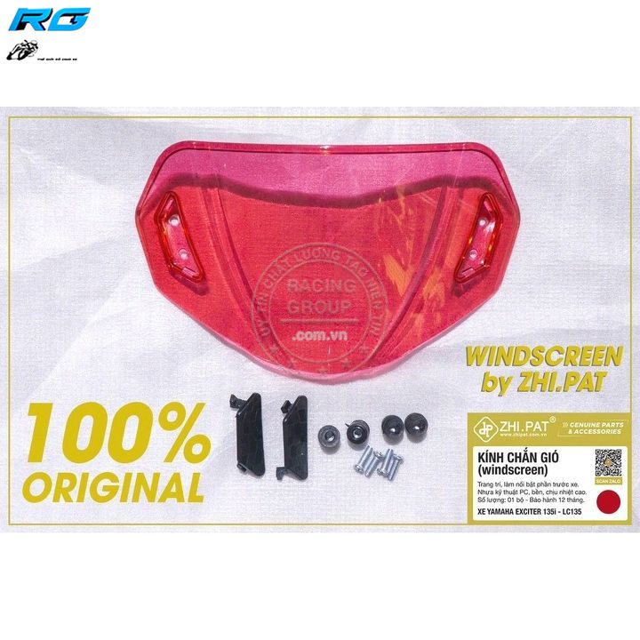 Kính Chắn Gió Exciter 135 Exciter 150 Winner Winner X Wave Sirius Chính Hãng Zhi.pat