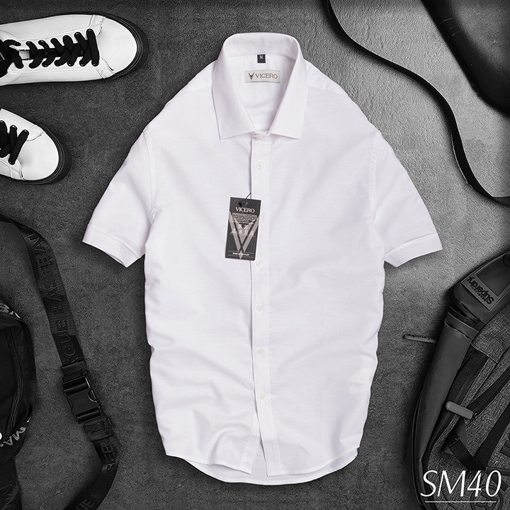 Áo Sơ Mi Cộc Tay Thời Trang Trẻ Trung